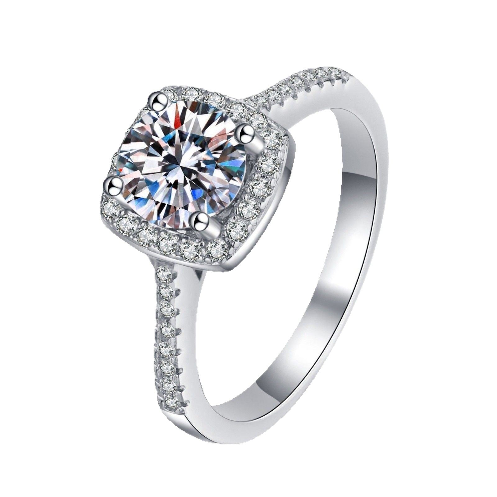 Moissanite ring