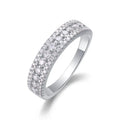 Eternity Ring Moissanite Jewelry VVS1 Moissanite Ring Fashion Jewelry Diamond Rings Silver S925 Ring
