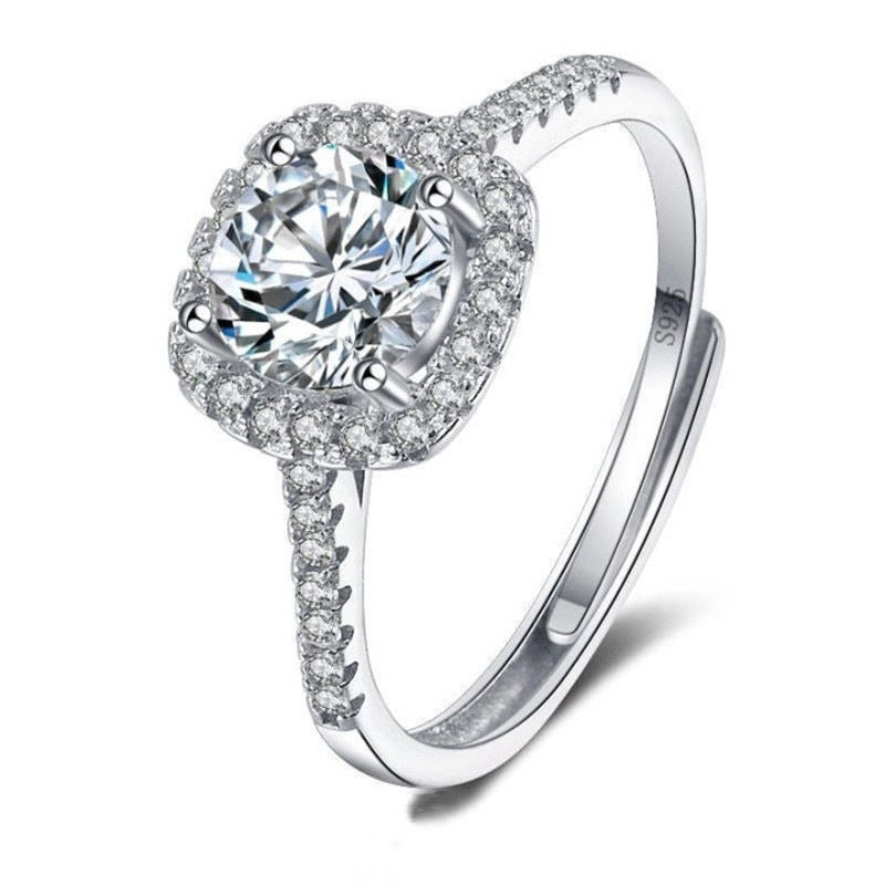 Moissanite ring